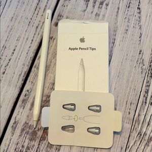 Apple Pencil iPad 2nd Gen Bluetooth White with 3 New Tips